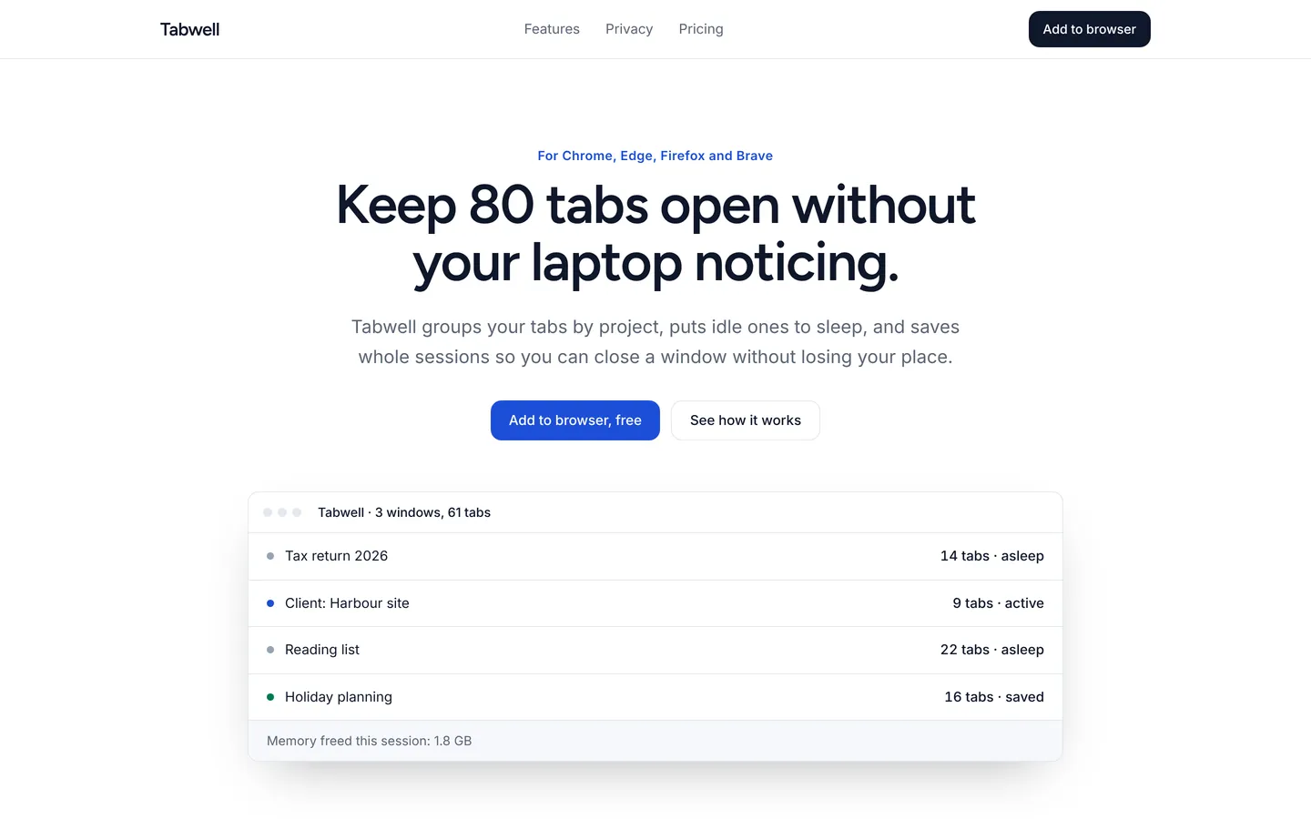 Browser extension starter, as built from its own files