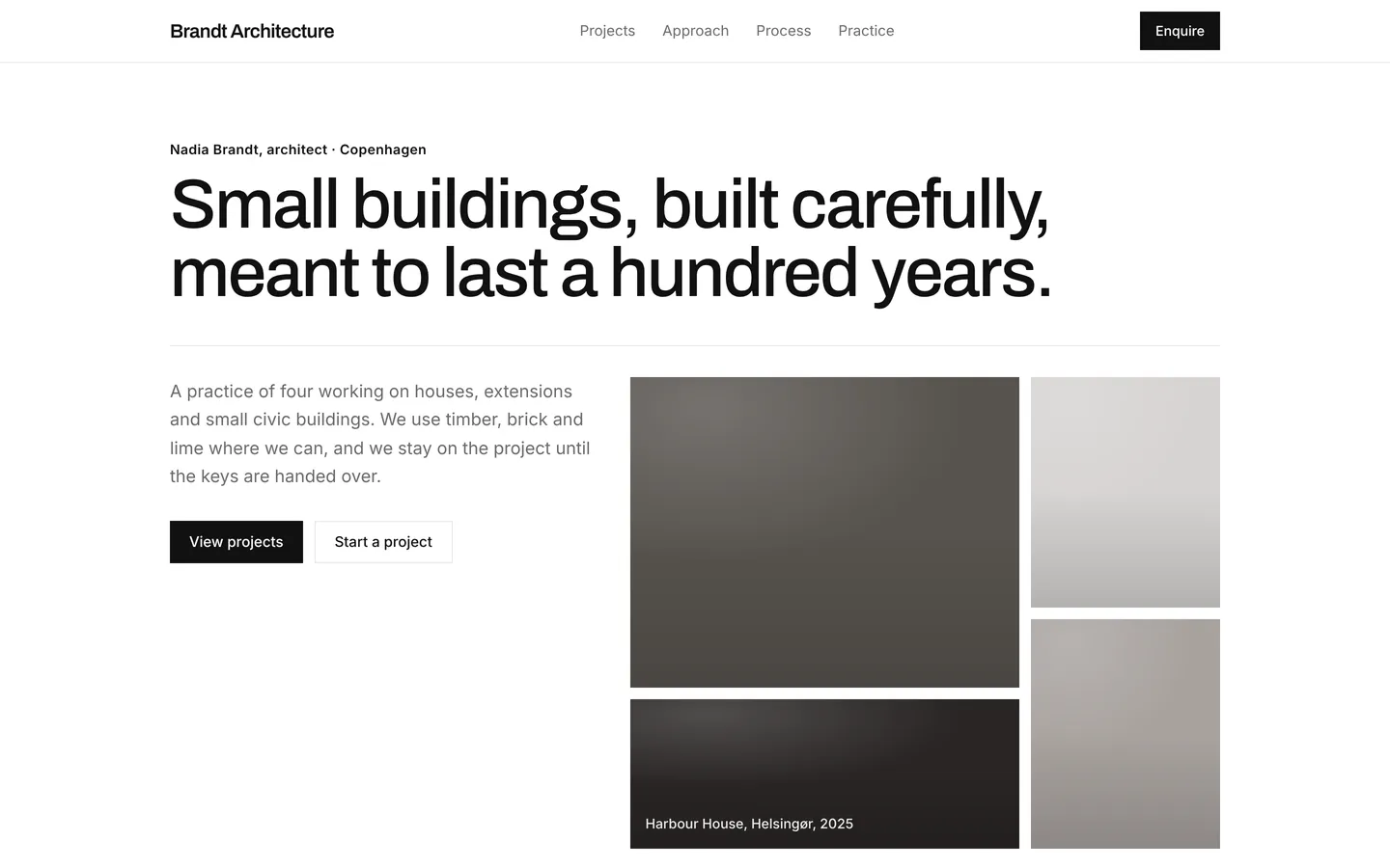Architecture practice starter, as built from its own files
