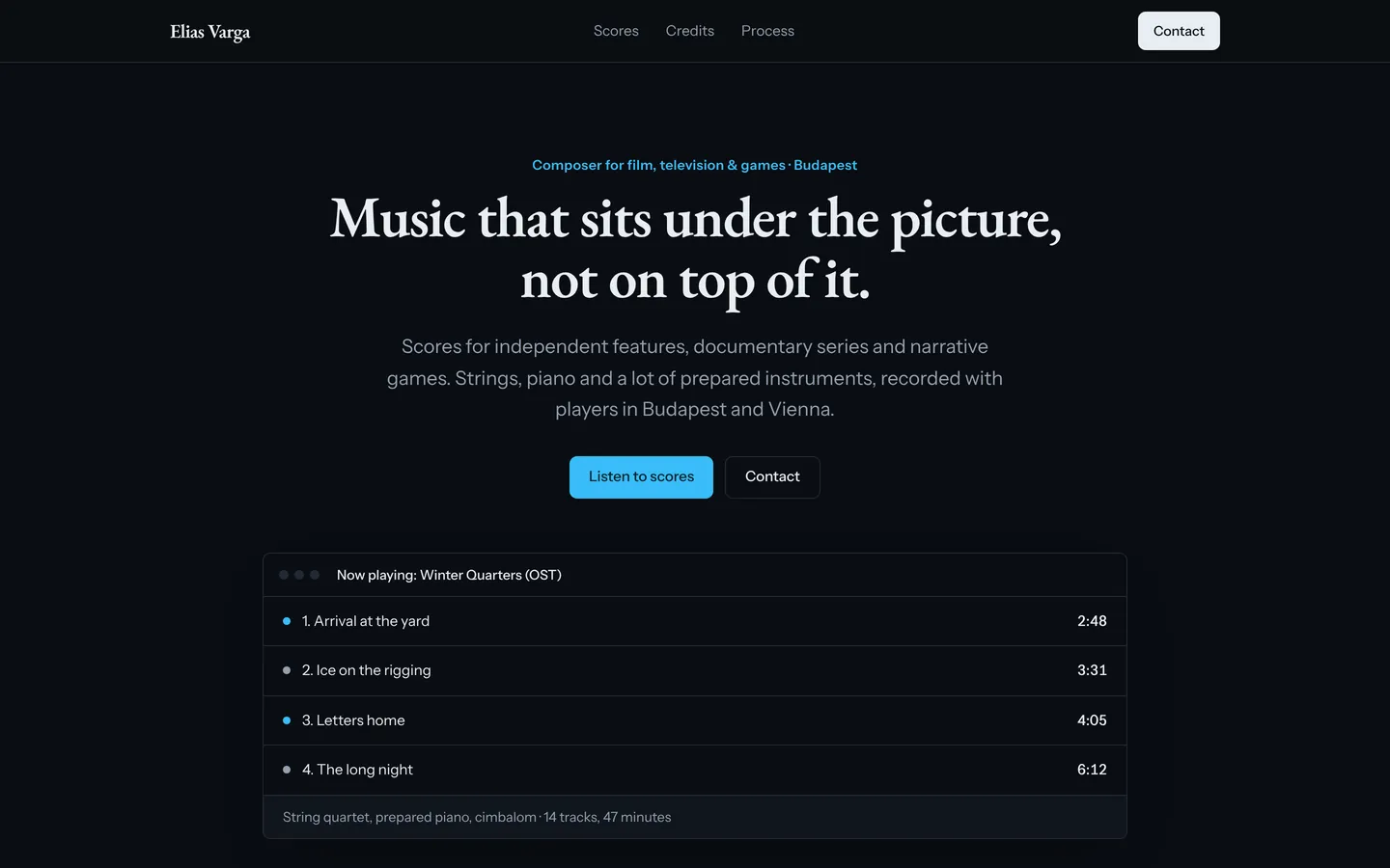 Film composer starter, as built from its own files