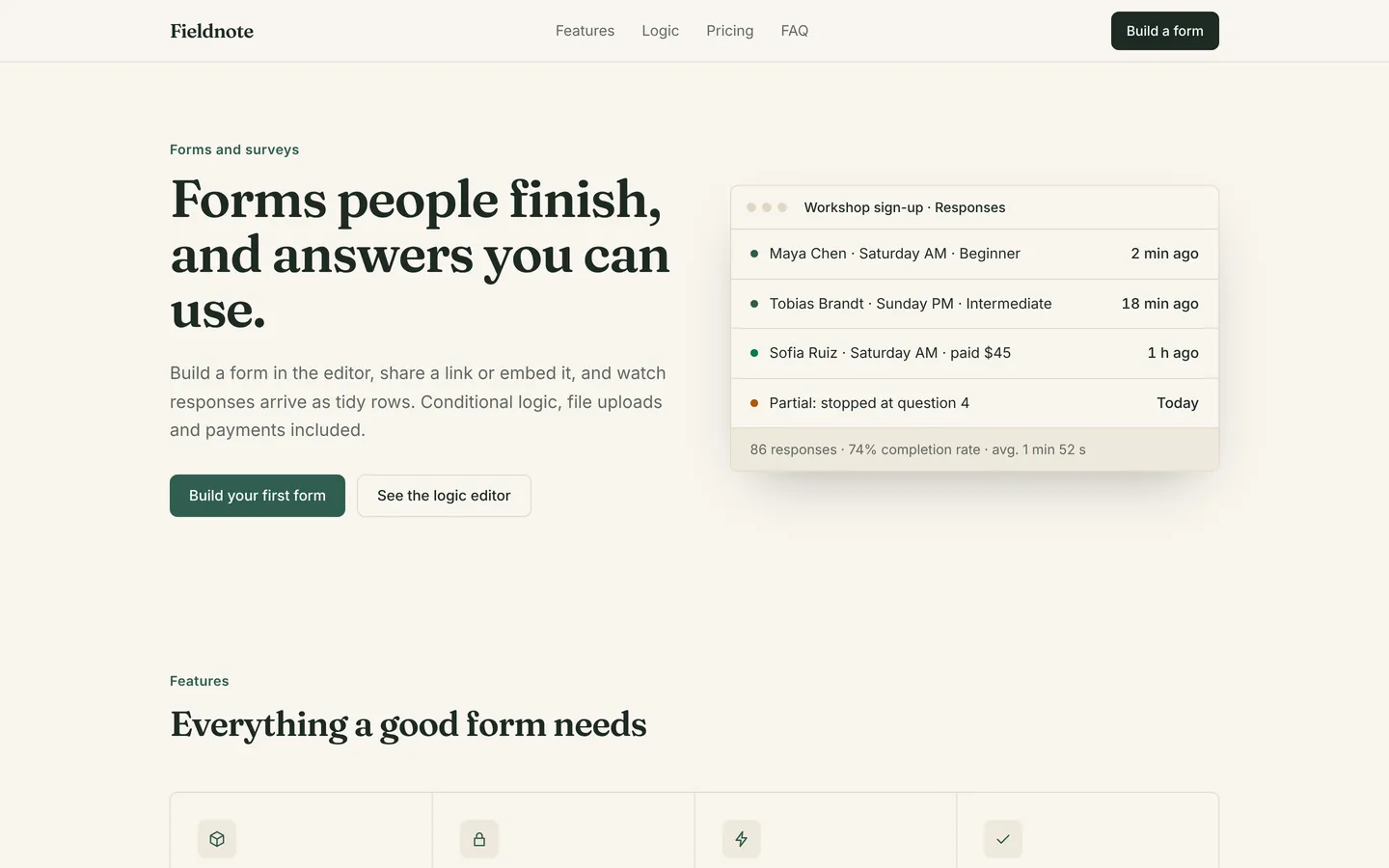 Form builder starter, as built from its own files