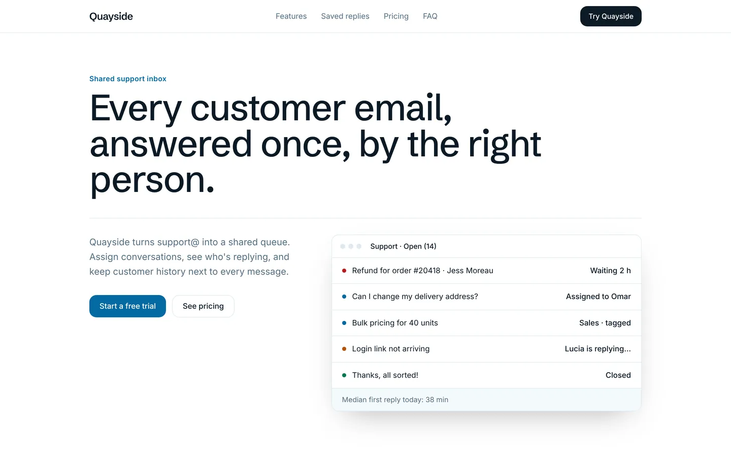 Customer support inbox starter, as built from its own files