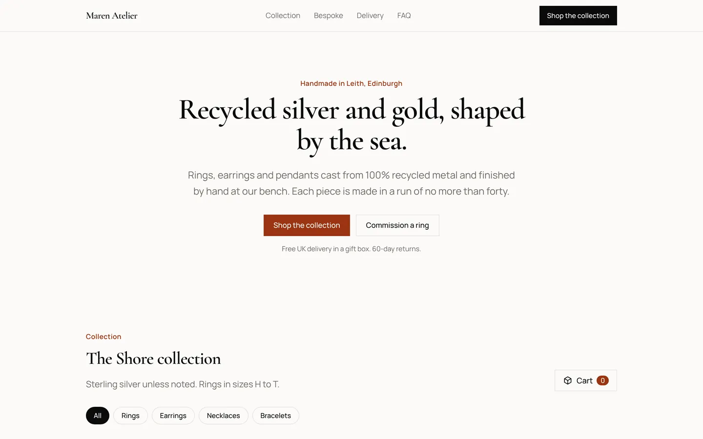 Jewellery atelier starter, as built from its own files