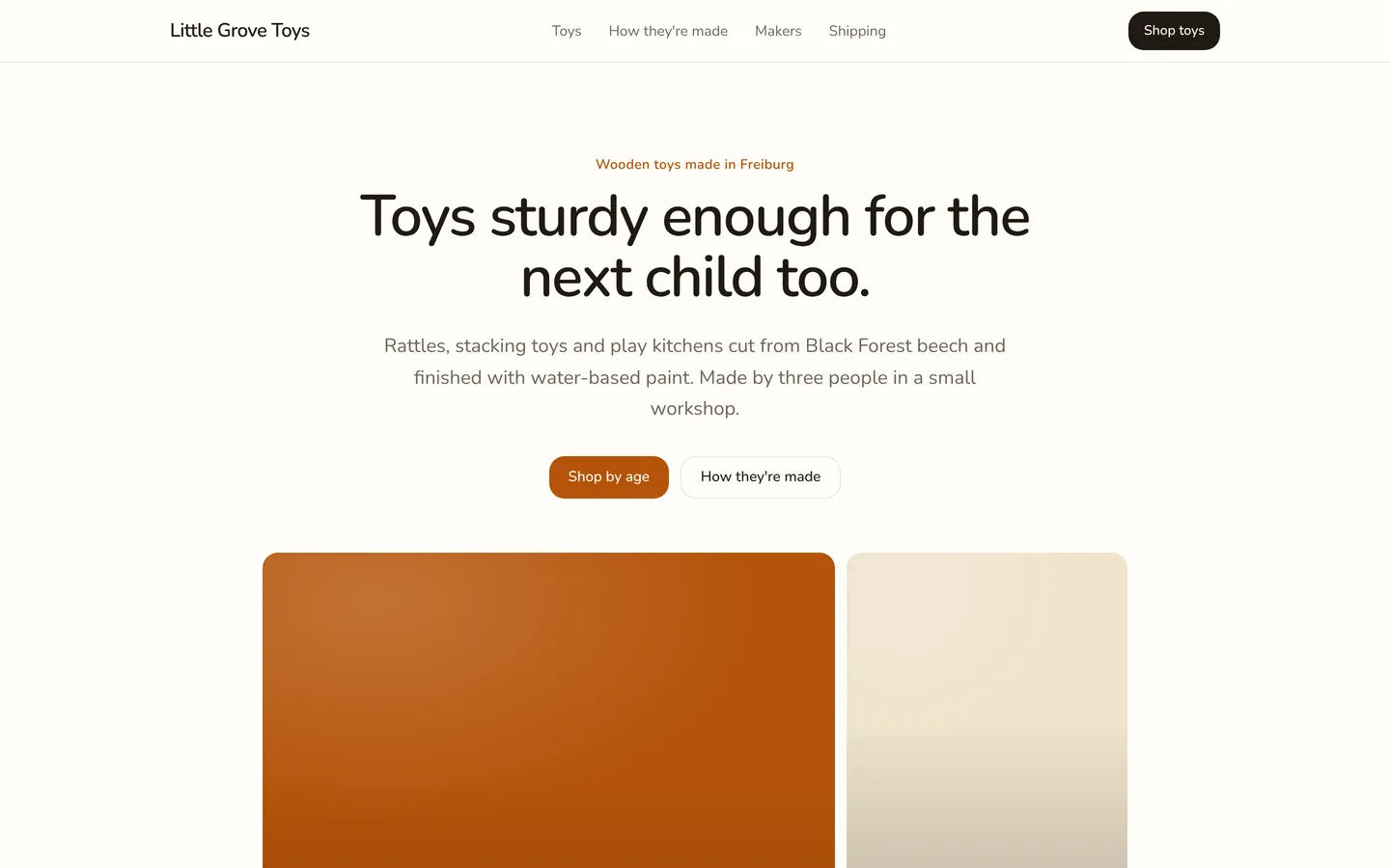 Wooden toy shop starter, as built from its own files